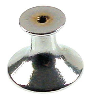 Knopgreb Gevind M4 Stål forkromet Greb ø 25mm L 215mm