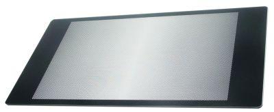 Glasrude L 520mm B 280mm Materialestyrke 4mm firkantet