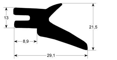 Kogekedelpakning Profil 3030 B 690mm L 770mm passer til JUNO