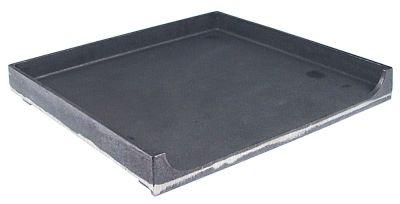 Støbejernsplade H 60mm L 400mm B 380mm Grillplade