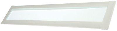 Glasrude L 697mm B 135mm Materialestyrke 5mm firkantet