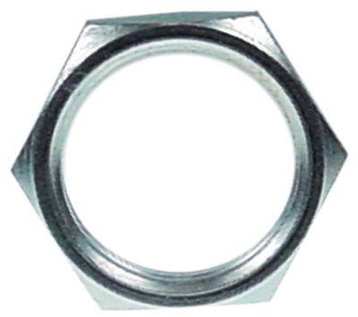 Møtrik Gevind M22x1,5 Stål galvaniseret H 5mm SW 26 VPE 1 Stk.