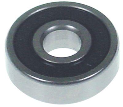Rillekugleleje UD ø 30mm B 9mm Type DIN 6200-2RS Aksel ø 10mm