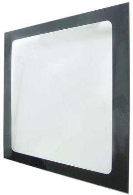 Glasrude L 605mm B 525mm Materialestyrke 5mm firkantet
