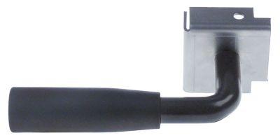 Lågegreb Greb ø 275mm sort L 140mm B 78mm til pizzaovn med flange