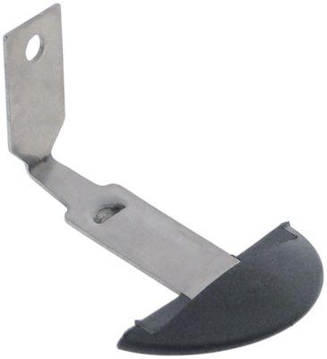 Lågegreb sort H 40mm L 54mm B 25mm Hul ø 4mm