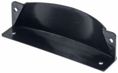 Skålgreb Plastik H 35mm L 130mm B 50mm BA 106/120mm til kølevitriner