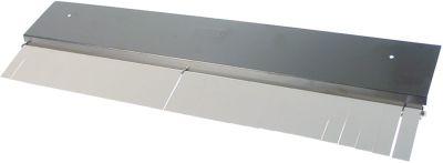 Gardin H 190mm B 720mm med holder til ismaskine Aksel ø 75mm Aksellængde 715mm