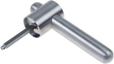 door handle L 200mm W 65mm H 48mm handle ø 30mmshaft 8x8mm shaft L 72mm