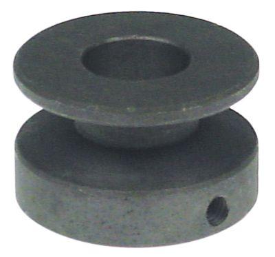 Kileremskive Metal 1x Akseholder ø 19mm Skivebredde 27mm Rillebredde 6mm Rilledybde 11mm