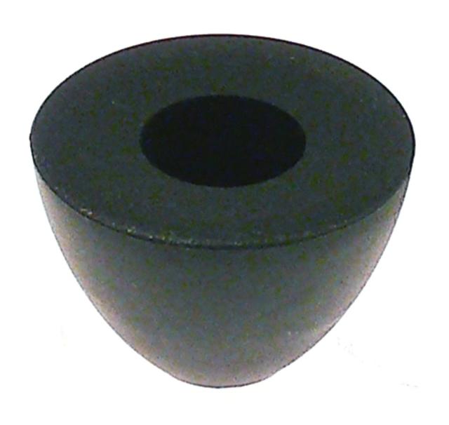 Apparatfod ø 35mm H 26mm Boring ø 5mm VPE 1 Stk.