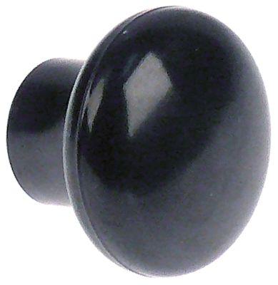 Knopgreb Gevind M6 Plastik Greb ø 33mm sort L 26mm