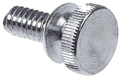 Låseskrue Gevind M6 Rustfrit stål Greb ø 145mm L 13mm