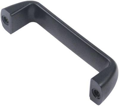 Greb Gevind M6 sort mat H 38mm L 150mm B 30mm BA 135mm