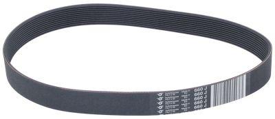 Kilerem med ribber L 660mm B 26mm Ribber 11 Profil J