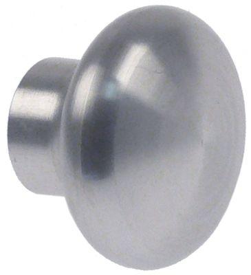 Knopgreb Gevind M6 Aluminium Greb ø 34mm L 25mm