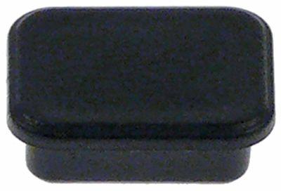 Afdækningskappe H 6mm L 15mm B 12mm Plastik