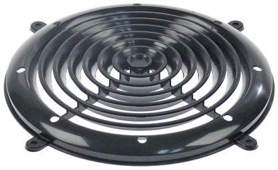 Ventilatorhjulafdækning LA 208mm ø 194mm sort L 222mm Fordamper