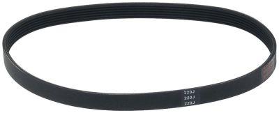 Kilerem med ribber L 559mm B 14mm Ribber 6 Profil J