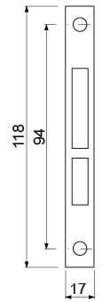 Modholder L 118mm B 17mm BA 94mm