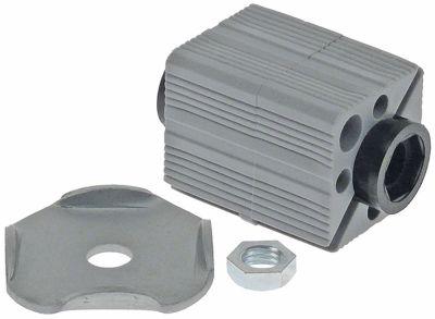 Tylle Polyamid M10x1,5 passer til Firkantrør Udvendige mål 37,5x37,5 - 40x40mm