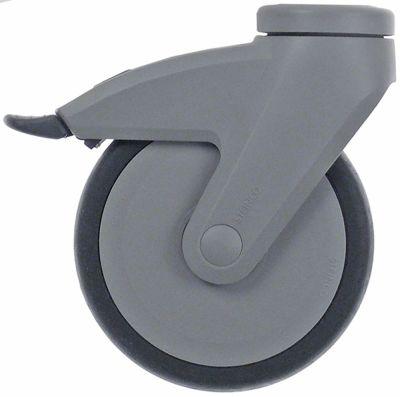 Styrerulle Bolthul H 161mm med komplet låseanordning Hul ø 105mm ø 125mm