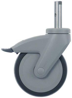 Styrerulle Tap H 161mm med komplet låseanordning Tap-ø 18mm ø 125mm Hjulbredde 32mm Hus Plastik