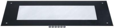 Glasrude H 4mm L 755mm B 350mm med tilbehør udvendig til model RX-603