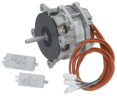 Ventilatormotor 230V 50Hz Akselængde 59mm Aksel ø 12 M10 med startkondensator