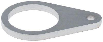 Plade til gulvfastgørelse