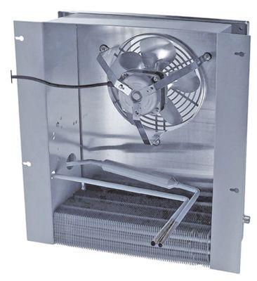 Fordamper L 410mm B 120mm H 490mm IN 53W / OUT 10W komplet med ventilator