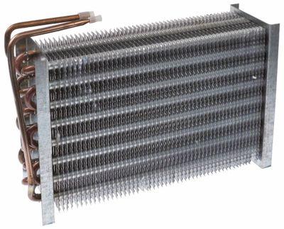 Fordamper H 215mm L 345mm B 100mm til køleskab Samlet længde 345mm Samlet længde 100mm