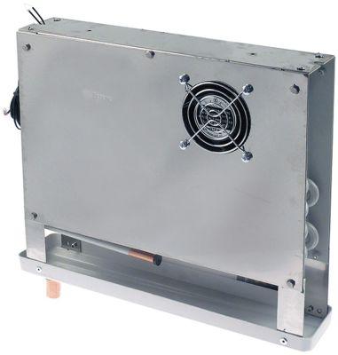 Fordamper CNS H 295mm L 350mm med 2 ventilatorer IP midten universel 2x 80x80mm 110m³/h - 1,5m/s