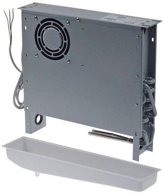 Fordamper 230V H 365mm L 400mm med kar IP midten EVC1N Delta T10 390W 50Hz Tykkelse 83mm
