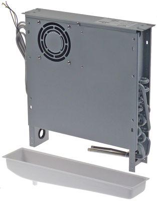 Fordamper 230V H 415mm L 400mm med kar IP midten Delta T10 480W Tykkelse 83mm