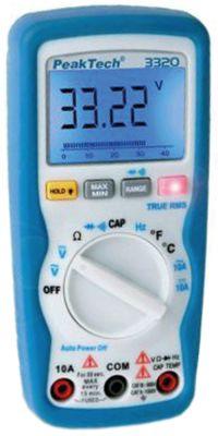 Multimeter 3320DMM Auto-område 10Hz-10MHz 0,1mV-1000V 0,1mV-1000V Visningsomfang 4 cifre