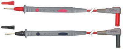 Kontrolspidssæt Kabellængde 1200mm ø 4mm rød/sort Industri-udførelse Spids ø 2x18