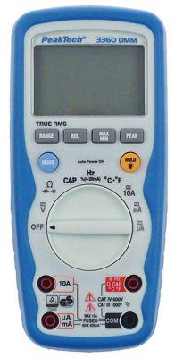 Multimeter 3360DMM Auto-område 1Hz-100MHz 0,01mV-1000V 0,1mV-1000V Visningsomfang 4 cifre