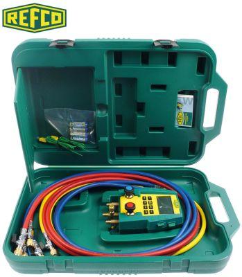 Montørhjælp til 49 kølemidler 2-vejs 4 x batteri 1,5V AA Klasse 1,00 psi/bar/MPa/kPa