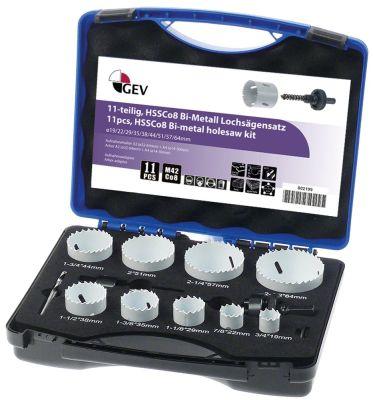 Hulsavsæt Bi-metal ø 19/22/29/35/38/44/51/57/64mm med fin fortanding Sa