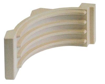 Keramikplader bøjet