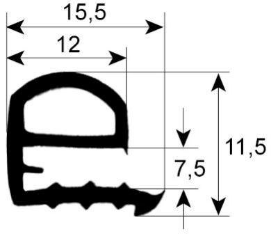 Rudepakning Profil 1860 B 430mm L 1275mm IP  - VPE 1 til enhed 20 x 1/1 passer til  - Omfang  -mm