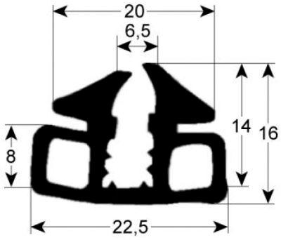 Rudepakning Profil 1820 IP  - VPE 1 passer til  - Omfang 1400mm