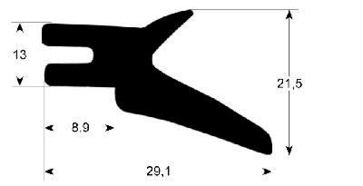 Kogekedelpakning Profil 3030 B 655mm L 1130mm