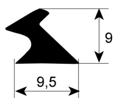 Rudepakning Profil 1895 B  -mm L 3570mm IP Indvendig VPE 1 passer til  - Omfang  -mm