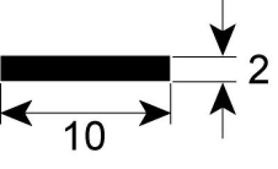 Rudepakning Profil 1887 L 8900mm foran IP  - passer til  -