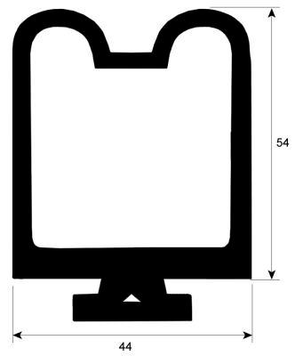 gasket for walk-in fridges profile 9984Qty supplied by meter