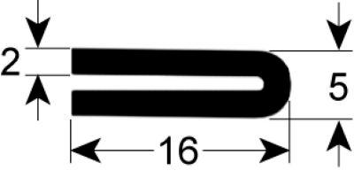 Rudepakning Profil 1879 B  -mm L 2350mm IP  - VPE 1 passer til CHARVET Omfang  -mm