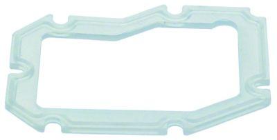 Flangepakning LA  -mm L 101mm B 83mm Materialestyrke 5mm Hul ø 6mm til varmeelement