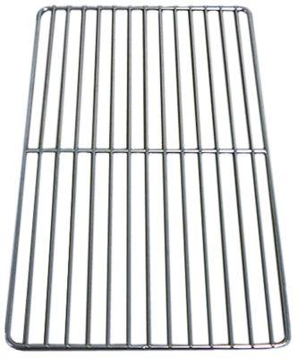Gitterrist B 325mm D 530mm H 8mm Rustfrit stål Trådtykkelse ramme 7mm